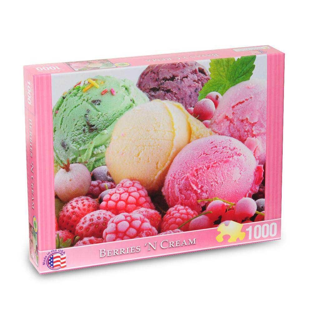 Amazon.co.jp: Springbok Puzzles - ベリー&クリーム - 1000ピース