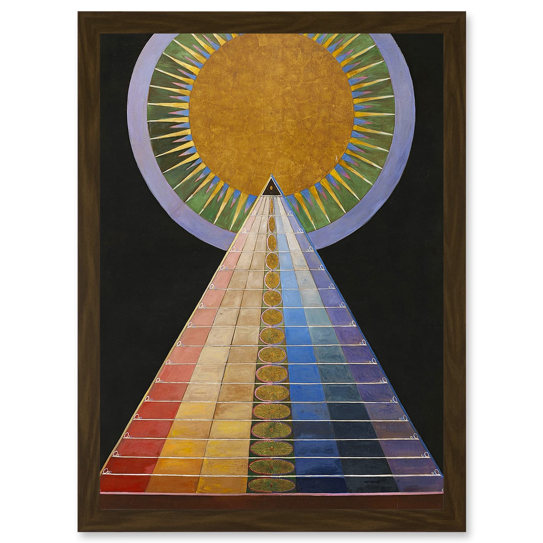 Artery8 Painting Hilma Af Klint 1907 Altarpiece No 1 Group A4 Artwork Framed Wall Art Print