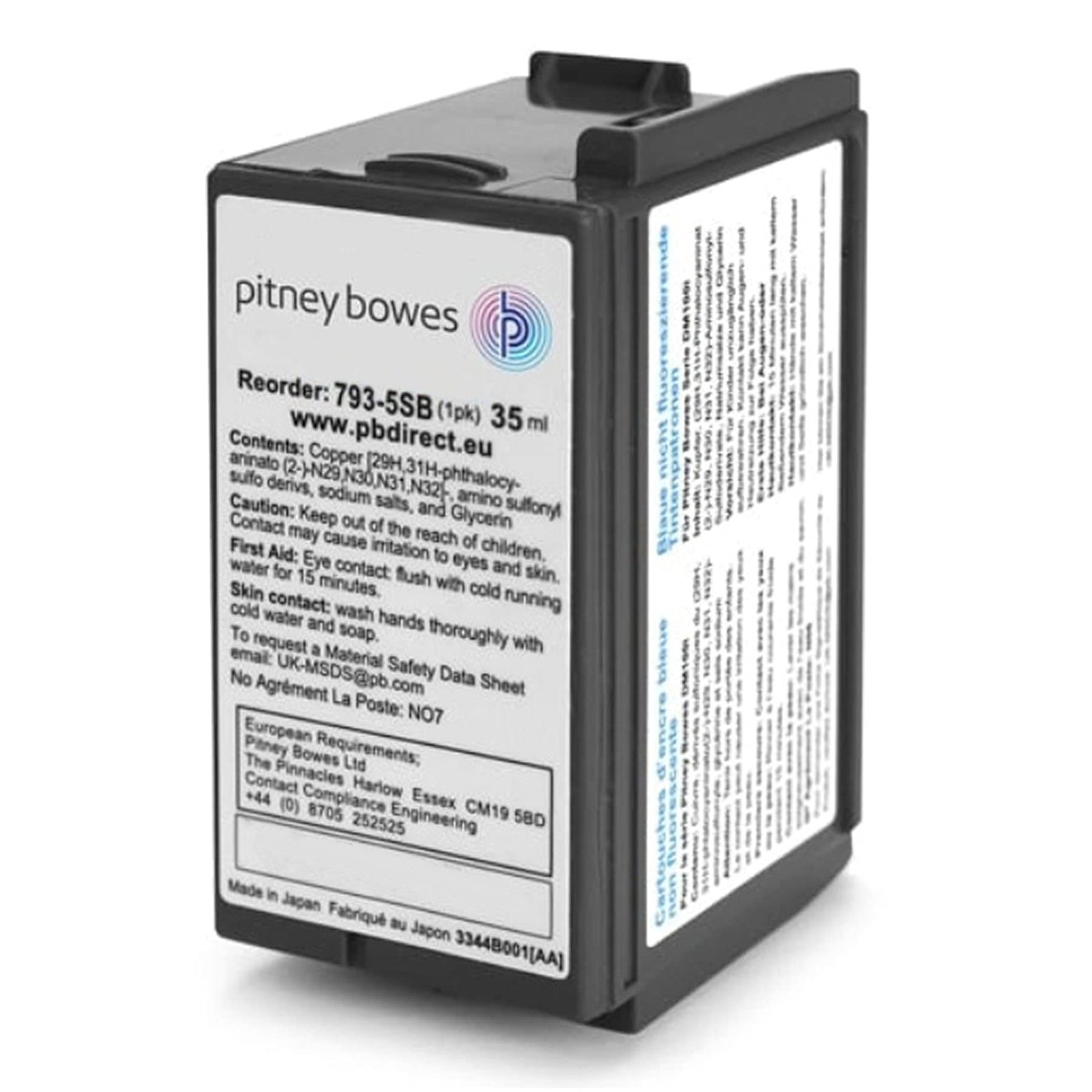 Pitney Bowes SendPro C/SendPro+ Cartouche d'encre d'origine pour machine à affranchir
