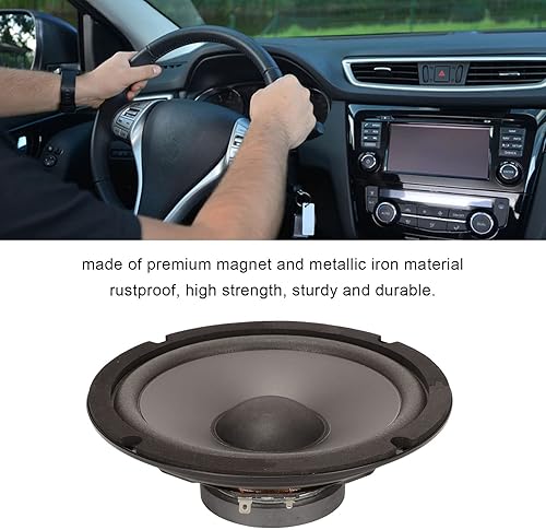 Miniatura 3 de ASHATA Subwoofer para automóvil de 600 vatios, altavoces de coche de 6 pulgadas, altavoz de subwoofer para automóvil de 4 ohmios, altavoces