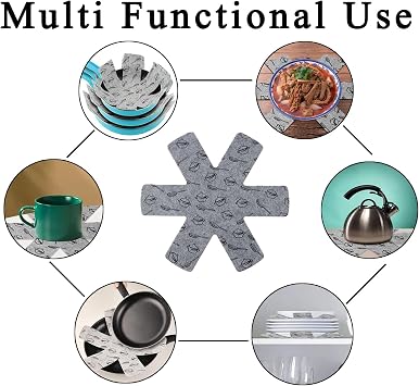 16pc Non-Slip Pan Separators - 4 Sizes, Saucepan Protectors Suitable For Cooking And Dining