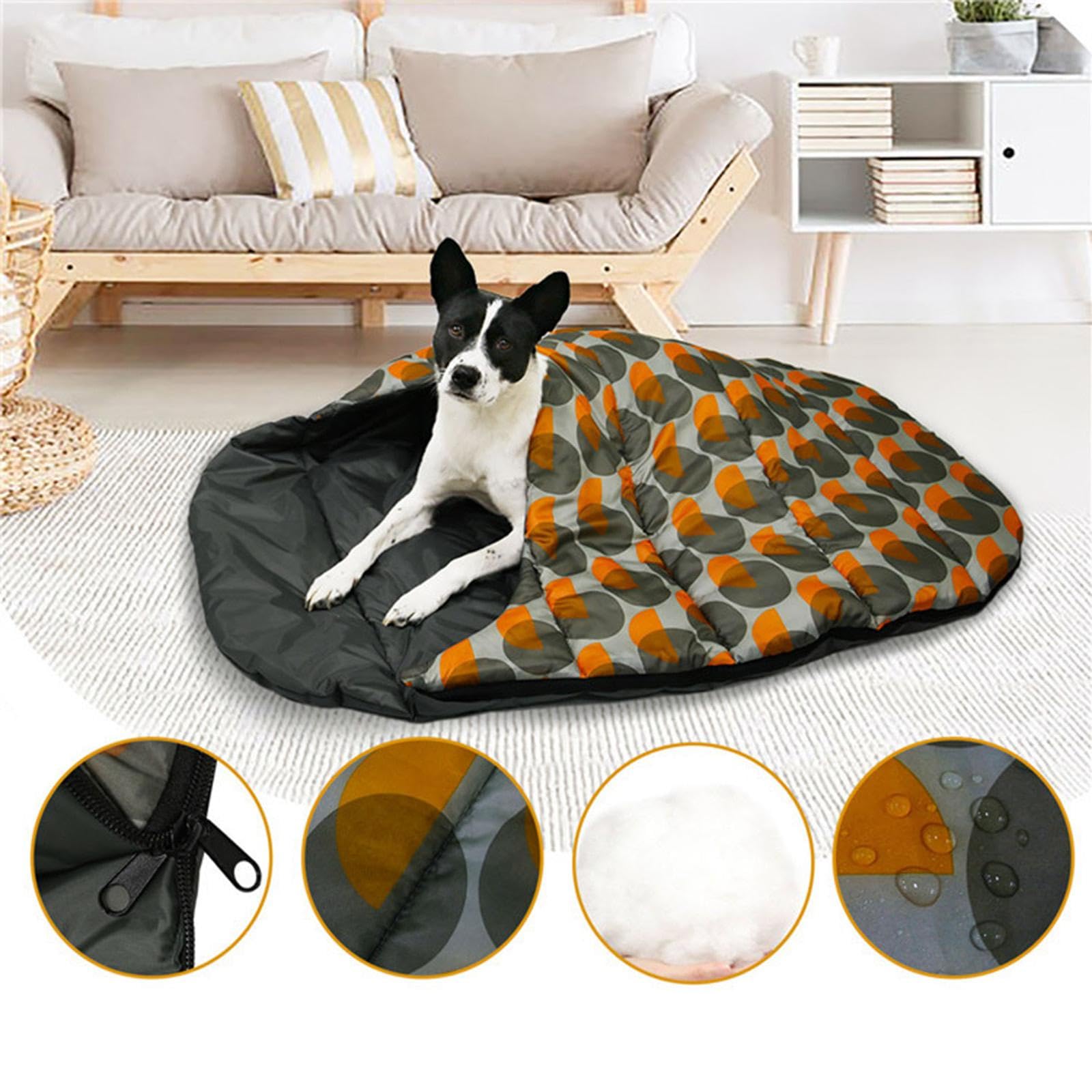 Cama con Bolsa de Transporte para Perros Y Gatos Medianos Y, S