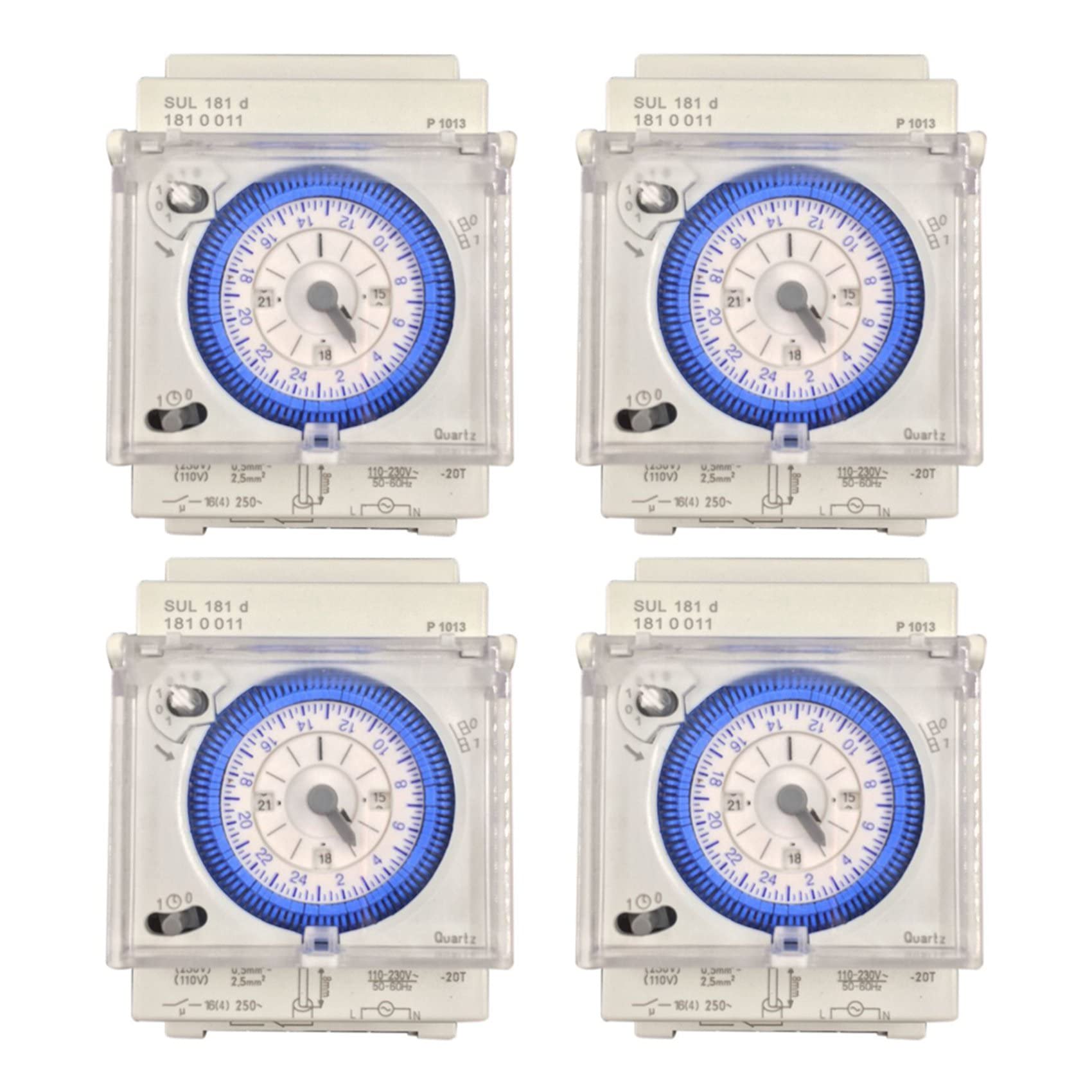 Timer Meccanico 24 Ore Per Presa Elettrica - Programmatore Giornaliero 220V Per Casa E Industria