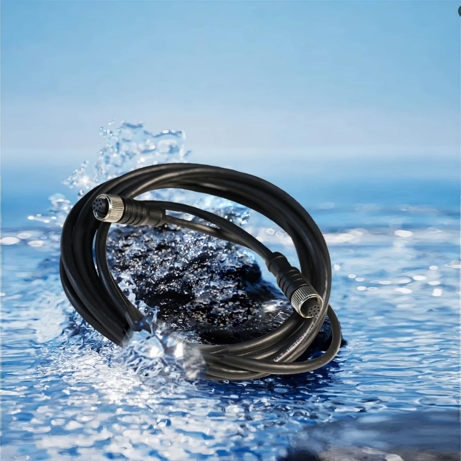 Quanmin Ethernet Cord Electronic Adapter Extension Wire NetConnection Cable 8-Pin 6.56ft/2m 24AWG Female to Female Extension Cable