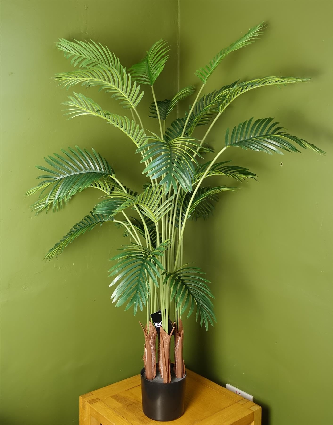 Leaf Artificial Tropical Palm Tree Realistic