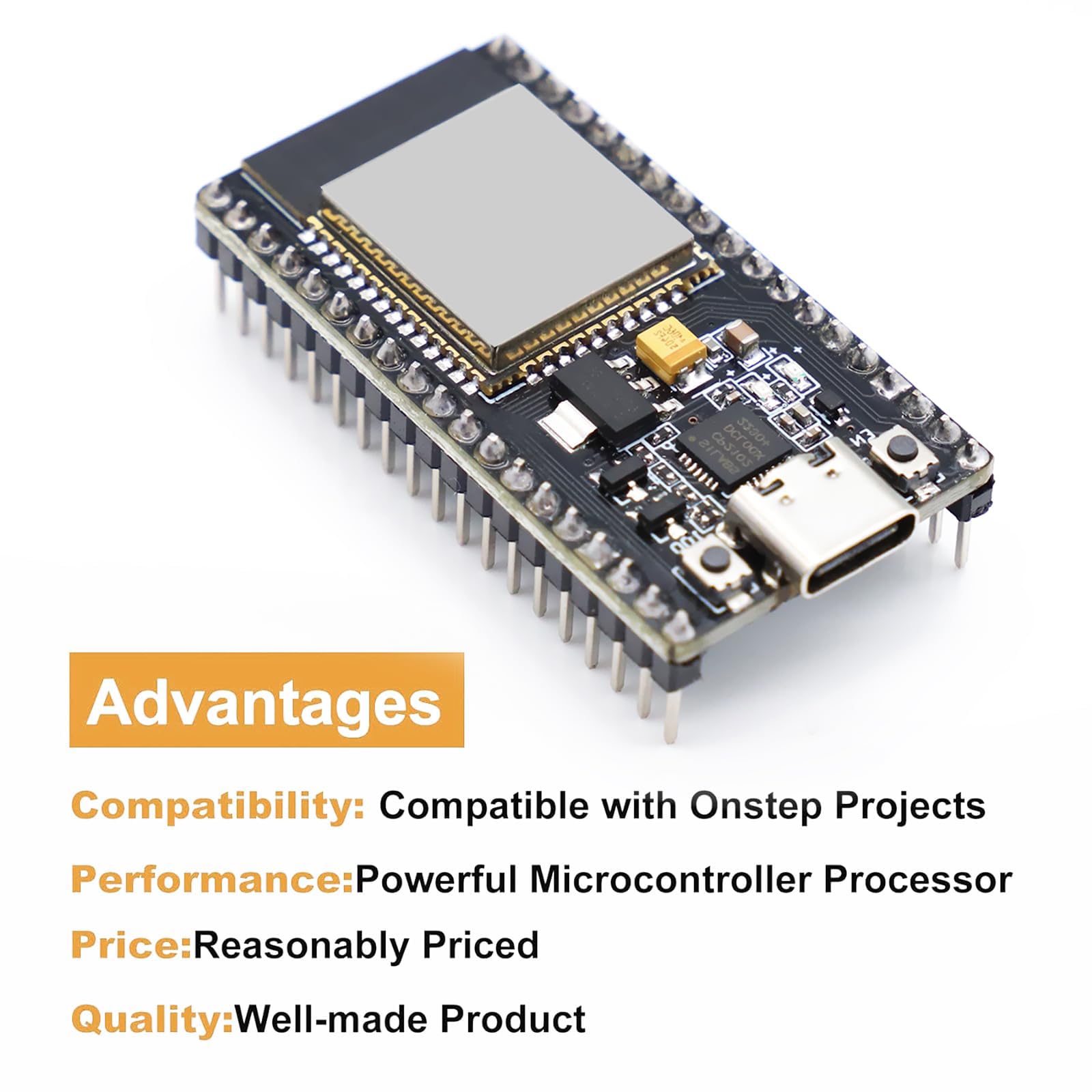 RUIZHI ESP32 USB C ESP32 CP2012 Module, ESP32 NodeMCU Lua ESP-WROOM-32