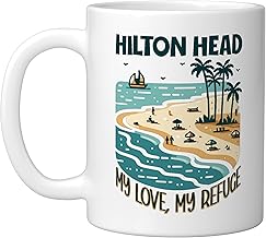 My refuge Hilton Head Ceramic Mug, White