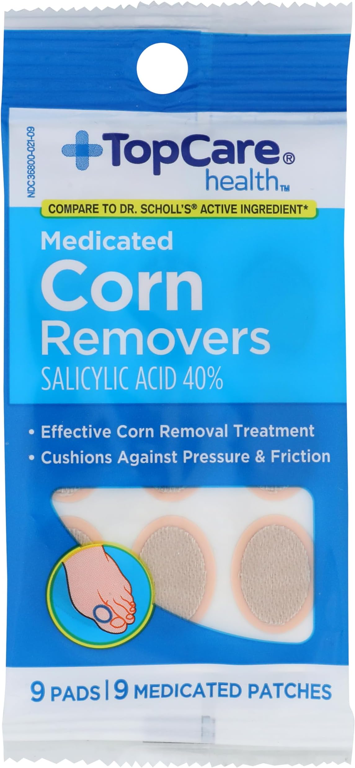 Topcare, Corn Remover, 9 Count