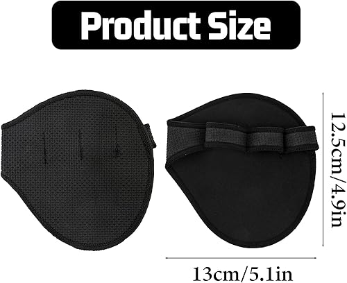 Miniatura 2 de Giantree 1 par de guantes de dominadas, guantes de elevación, almohadillas antideslizantes de neopreno para dominadas que sustituyen a los guantes