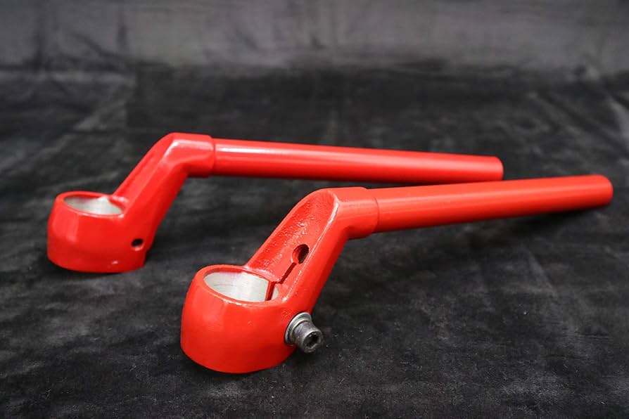 CBX純正 タイプ ハンドル 赤 +変換キット / 汎用 高さ 新品 CBX純正 タイプ ハンドル 赤 +変換キット / 汎用 高さ 新品