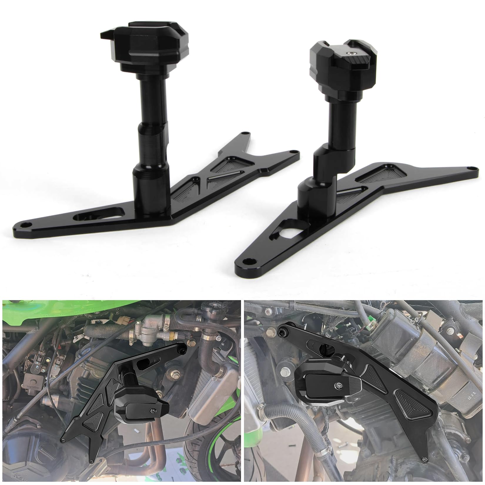 Photo 1 of PSLER Motorcycle Frame Sliders Engine Falling Protector for Ninja 300 250