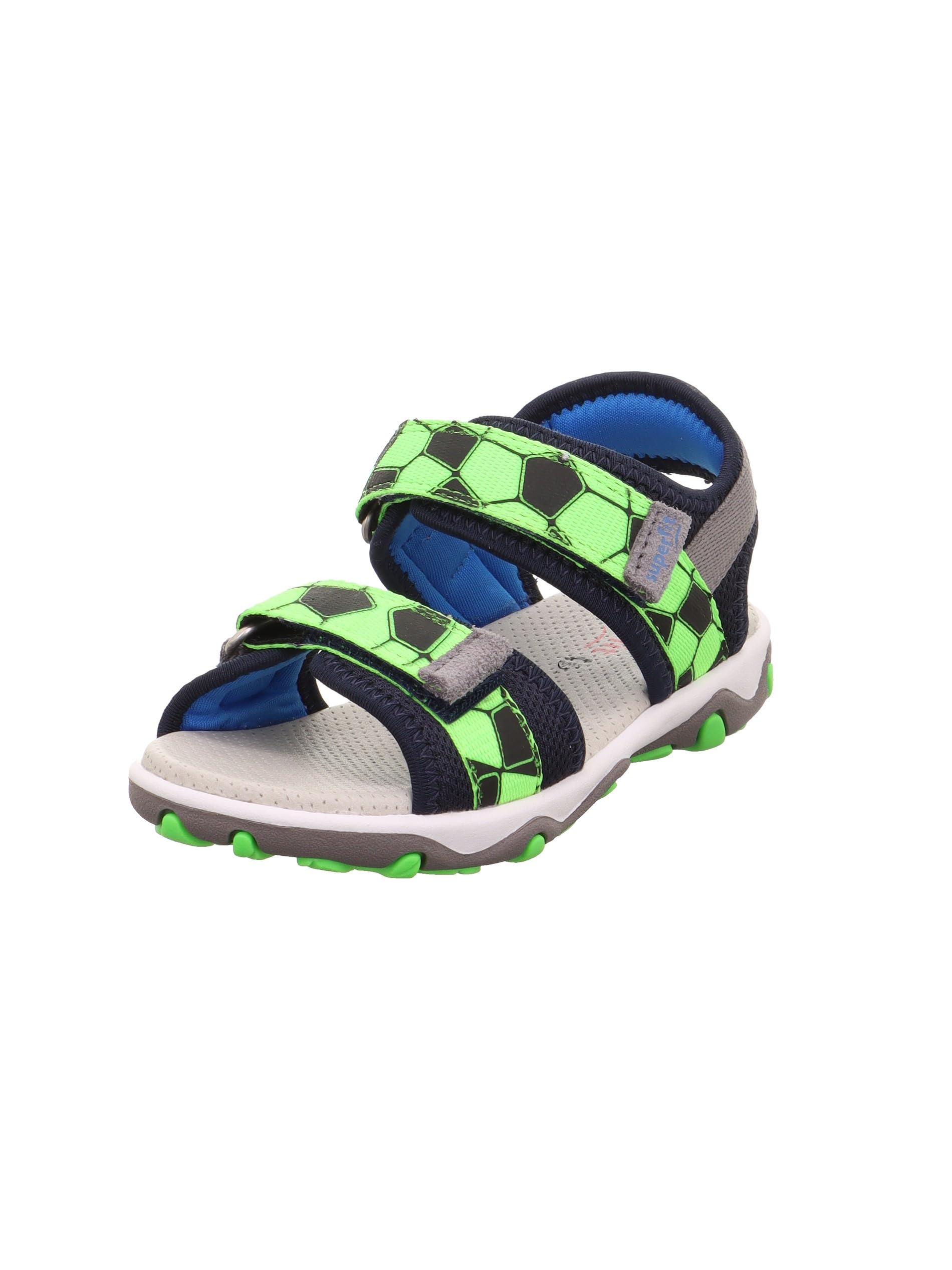 Superfit Boys' Mike 3.0 Sandals, Blue light green 8000, 8.5 UK Child