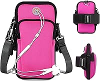 Vista 7 de Brazalete de correr para iPhone 11 12 13 14 15 16e 16 Pro Max Xs X Xr 8 Plus SE Mini, Galaxy S25 S24 S23 S22 S21 Note 20 10, llaves, bolsa