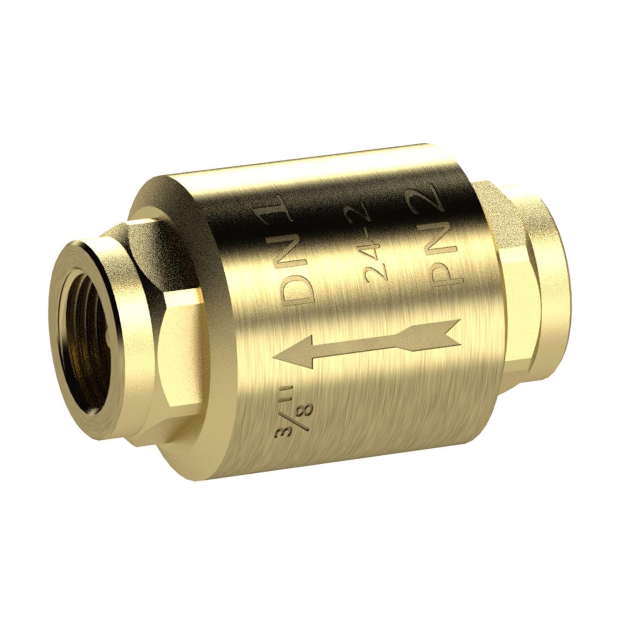 RIEGLER 103885-9227.35 Clapet anti-retour complet MS, G 1 1/4, 0,01-0,03 bar, 1 pièce