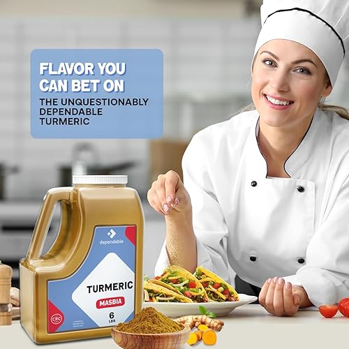 Vista 26 de Dependable Food s Curry - Especias en polvo – 6 libras. Tarro a granel – 100% natural, sin OMG, sin sal y sin alérgenos Kosher, Mezcla