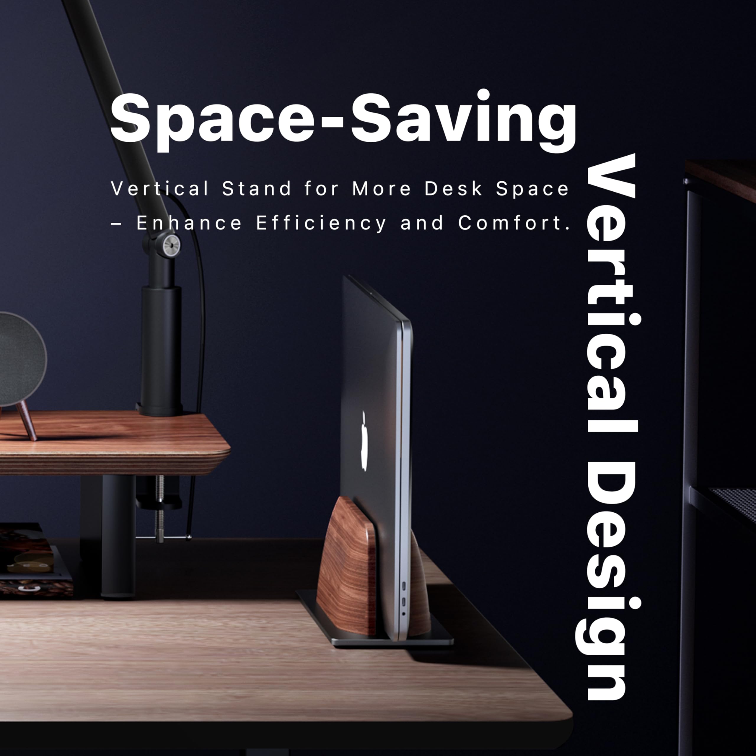 Amazon.com: amesoba Accessories Set for Desk Shelf(Dark Walnut