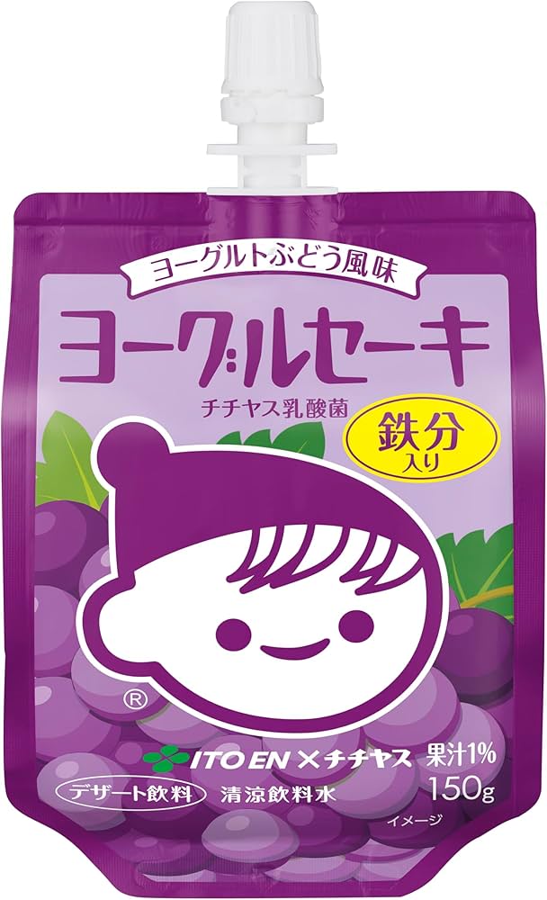 Amazon.co.jp: 伊藤園 ヨーグルセーキ ヨーグルトぶどう風味 パウチ