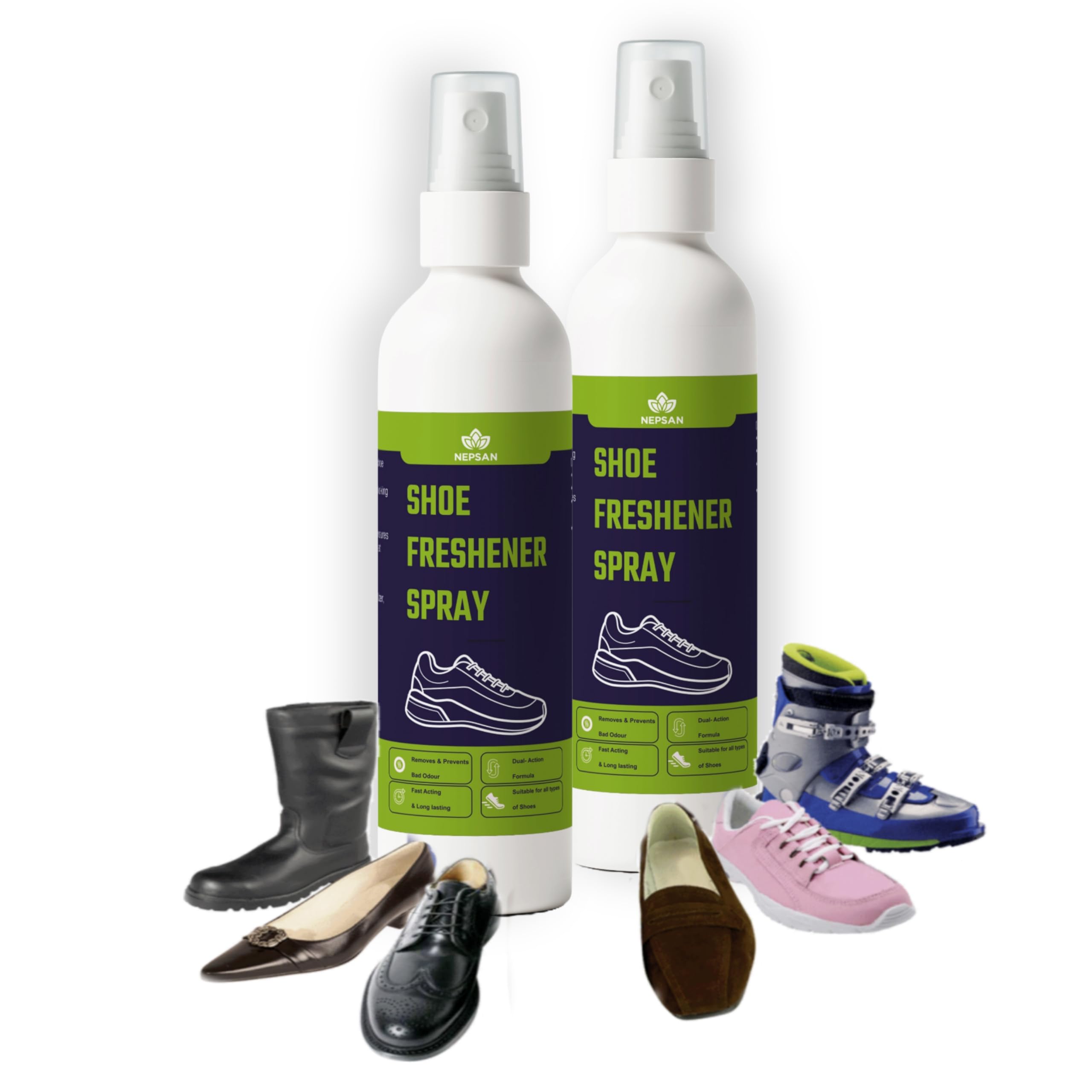 Shoe Odour Eliminator & Deodorant Spray – Antibacterial Freshener for Shoes, Sneakers & Sports Gear – Removes Bad Smell & Keeps Footwear Fresh All Day-image-45