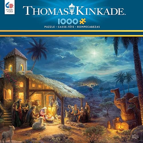 Miniatura 2 de Ceaco - Thomas Kinkade - Holiday - Belén - Rompecabezas de 1000 piezas