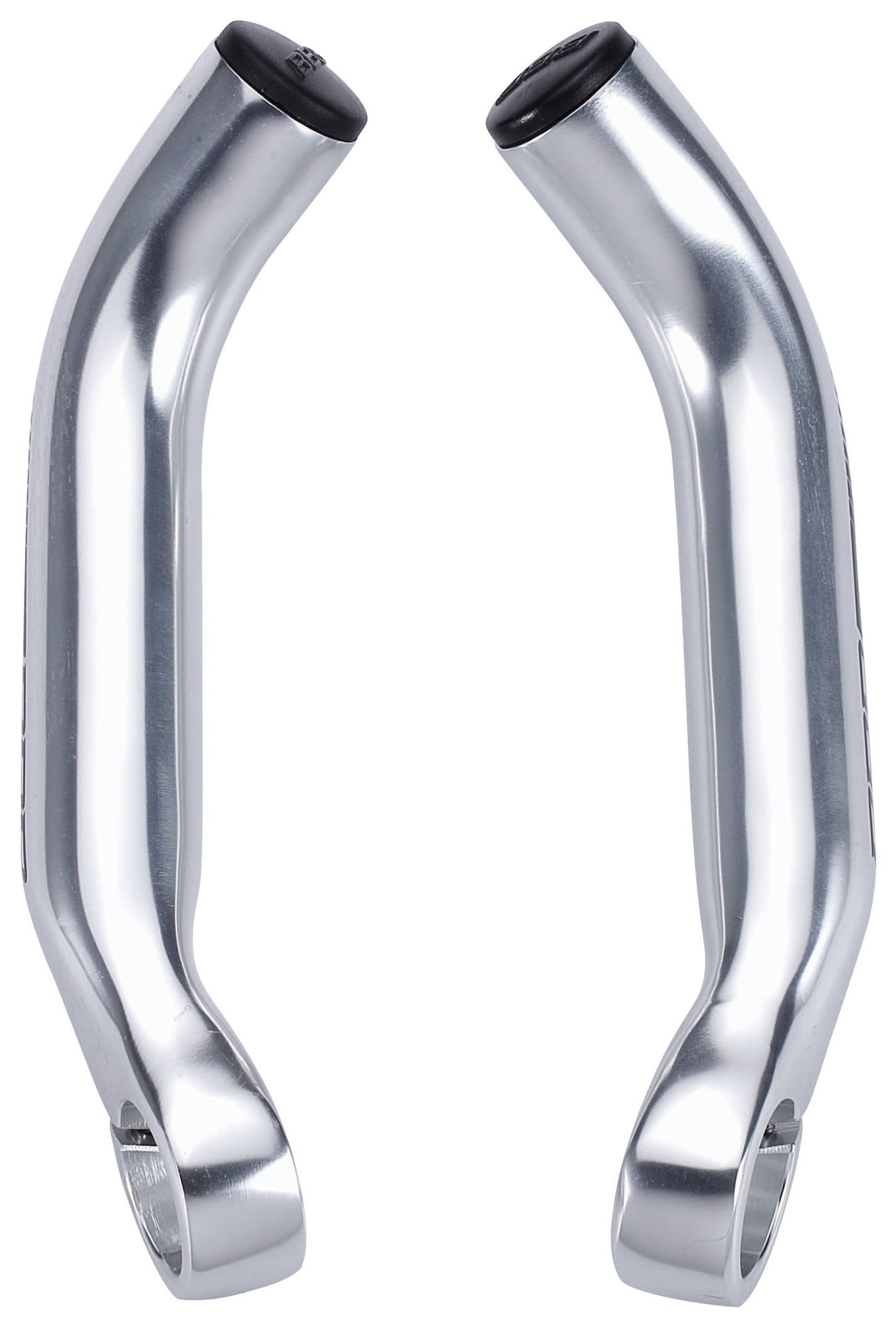 Cornes De Guidon VTT Vintage – Aluminium Gris – Embouts Bar Ends Anciens