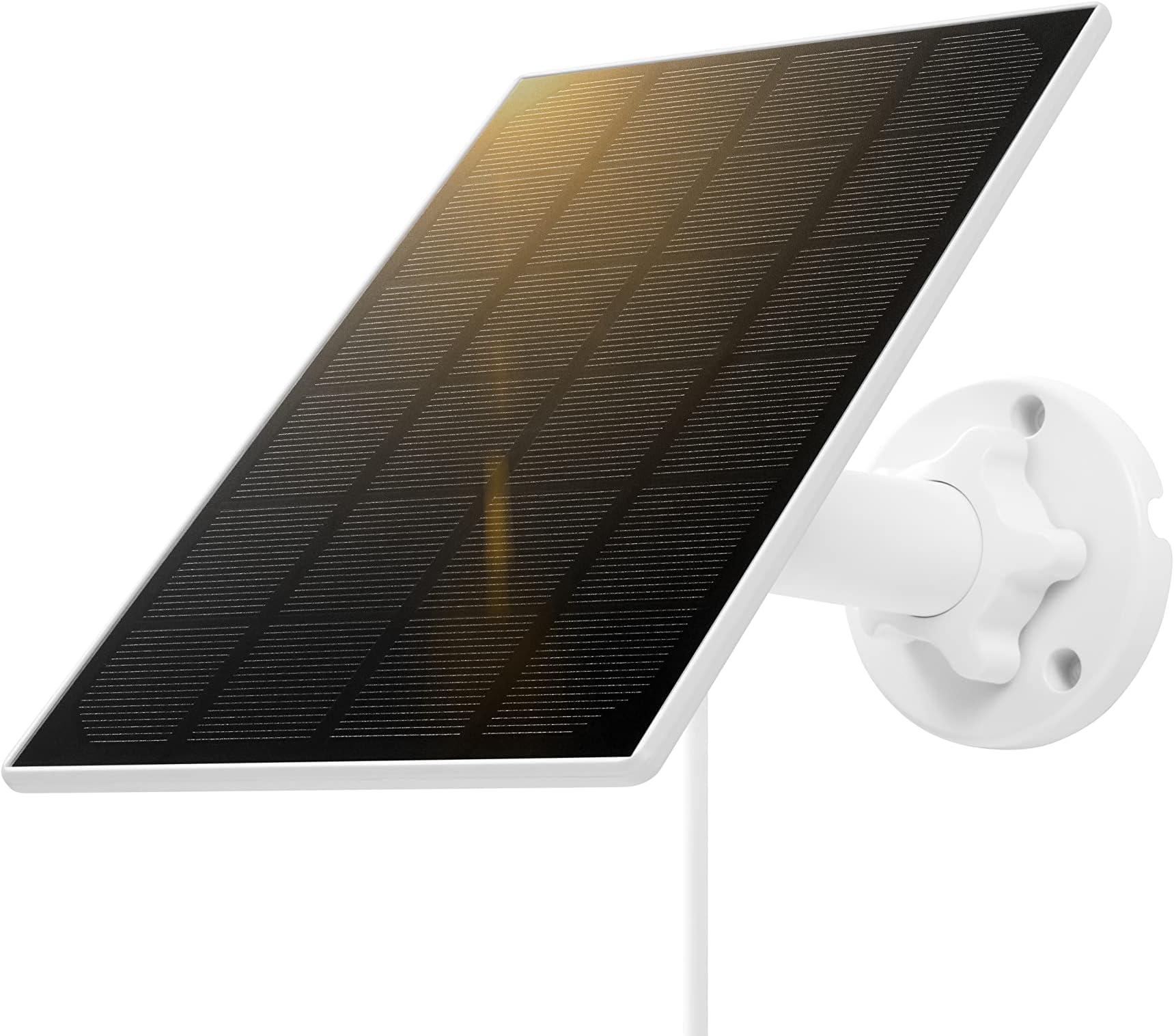 5W Solar Panel, IP 65 Waterproof 5V Micro USB Port for Security Cameras Wireless Outdoor, Compatible with Rechargeable Battery Security Camera