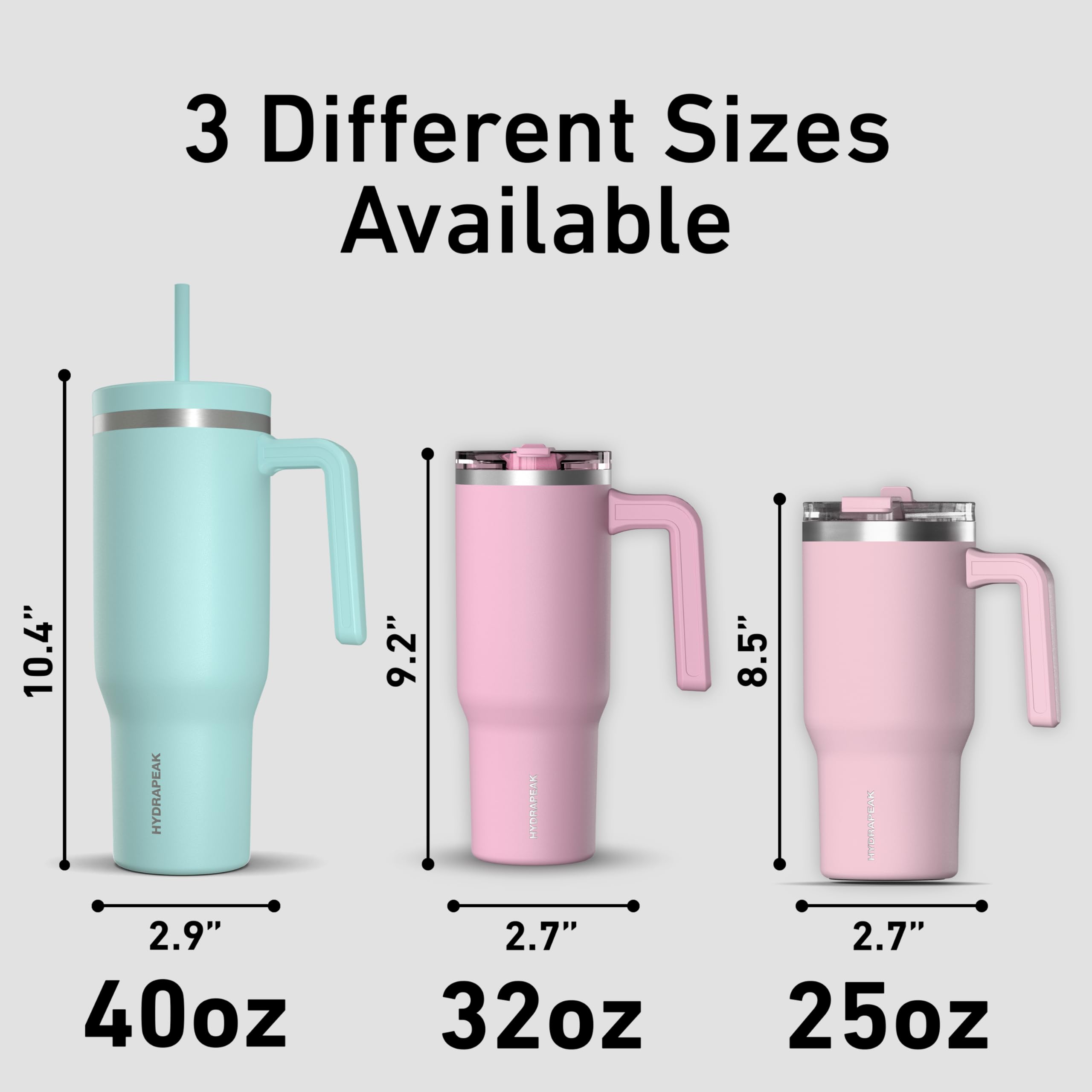 Amazon.com: Hydrapeak Voyager 25oz Insulated Tumbler with Handle