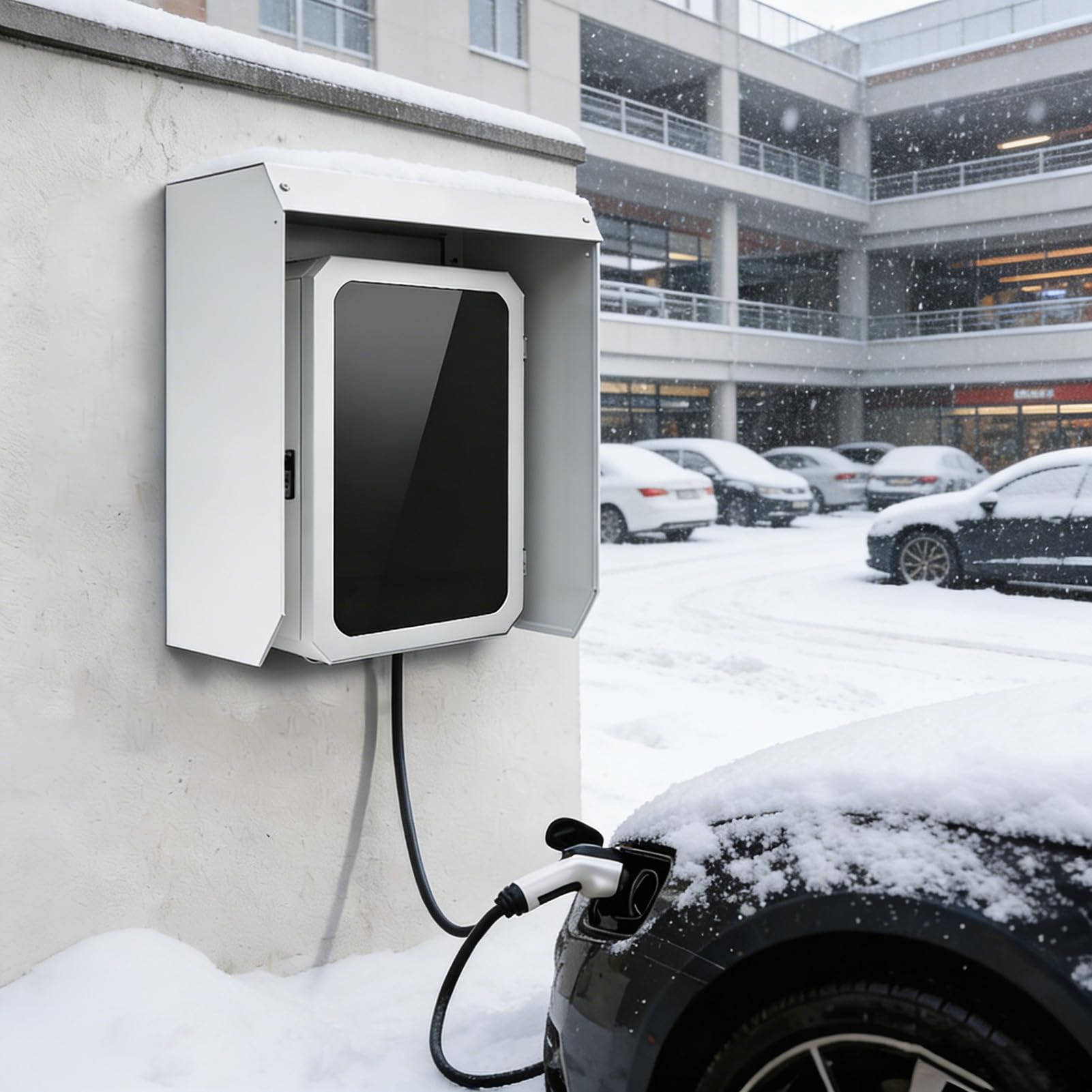 Toit de protection pour borne de recharge extérieure housse universelle