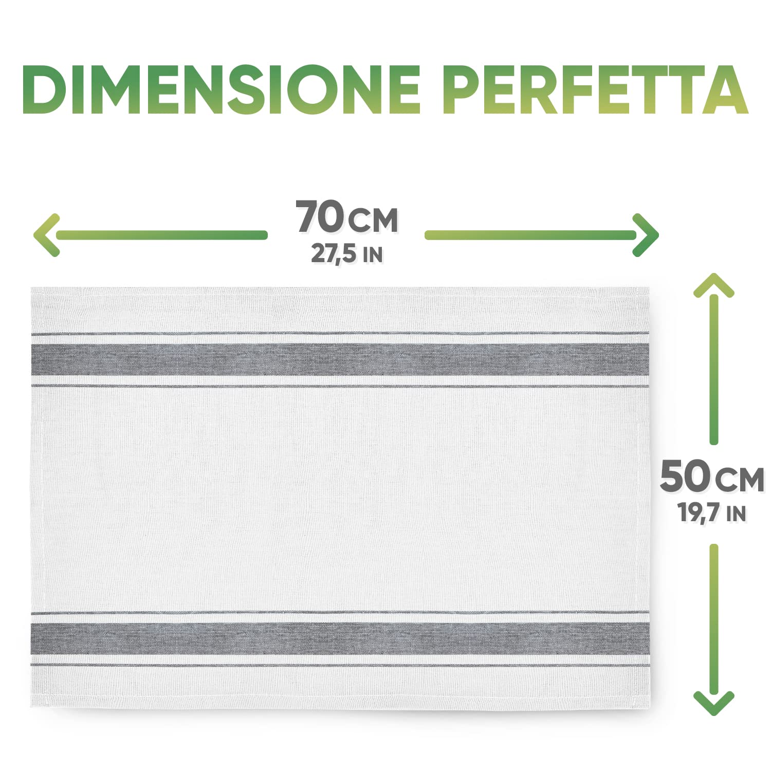 partcolare ascugamano da cucna n spugna e cotone con coccnelle