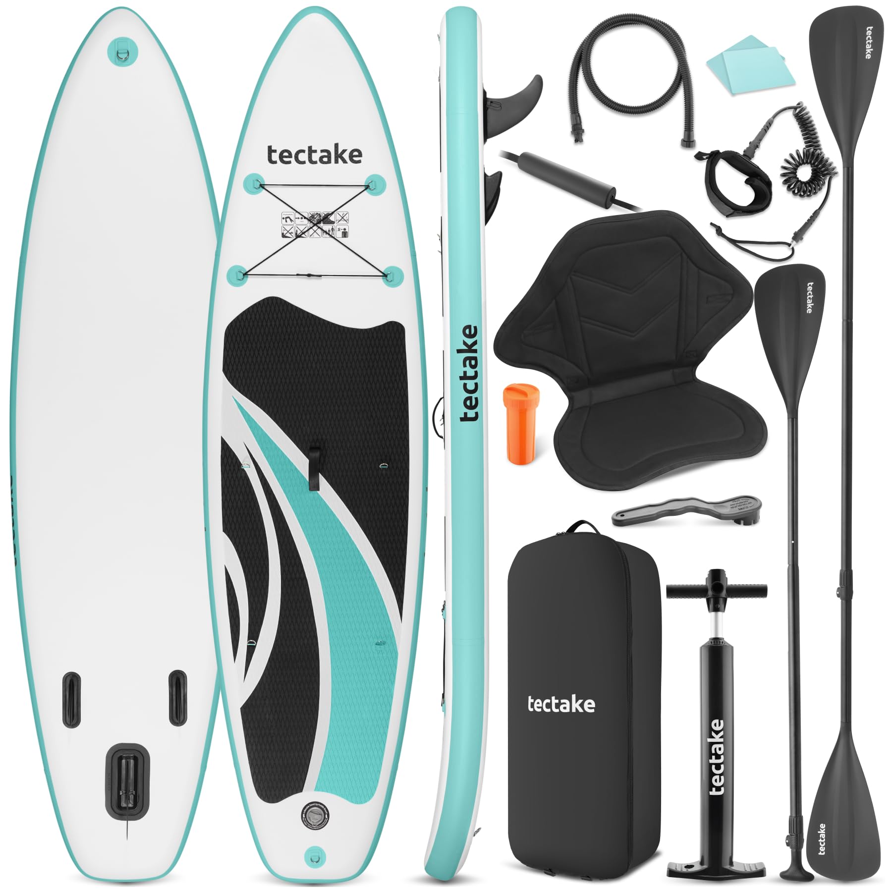 tectake® Tabla Sup Hinchable Kayak Convertible