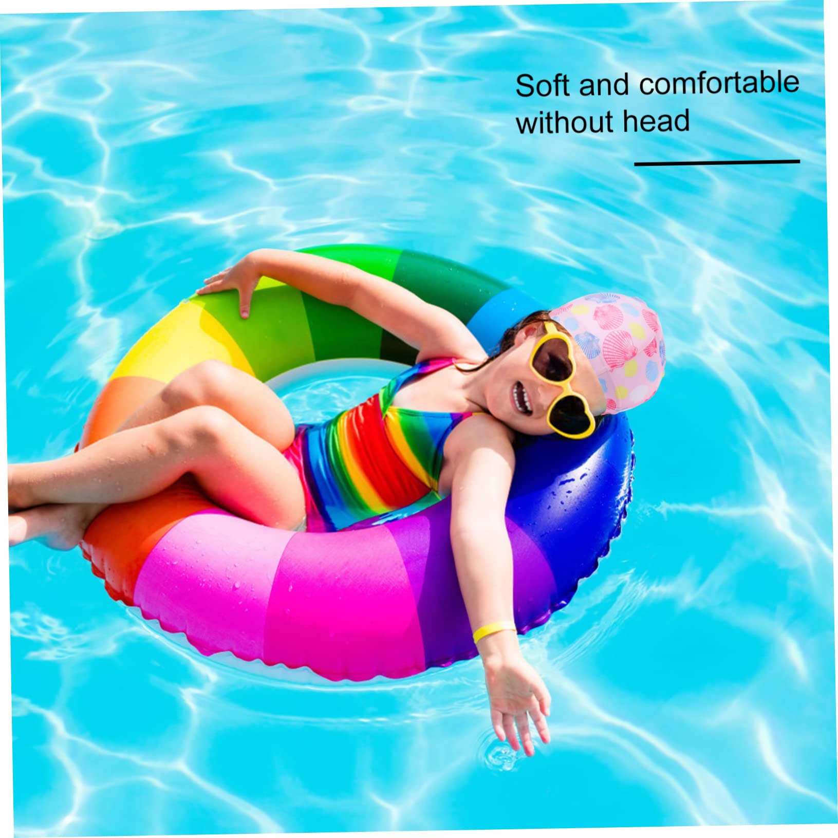 Yardwe Bonnet De Bain Enfant Bonnet De Bain Étanche Bonnet De Natation Élastique Nageurs Lunettes De Natation Adulte Prise De Dessin Animé Chapeau De Bain Enfant