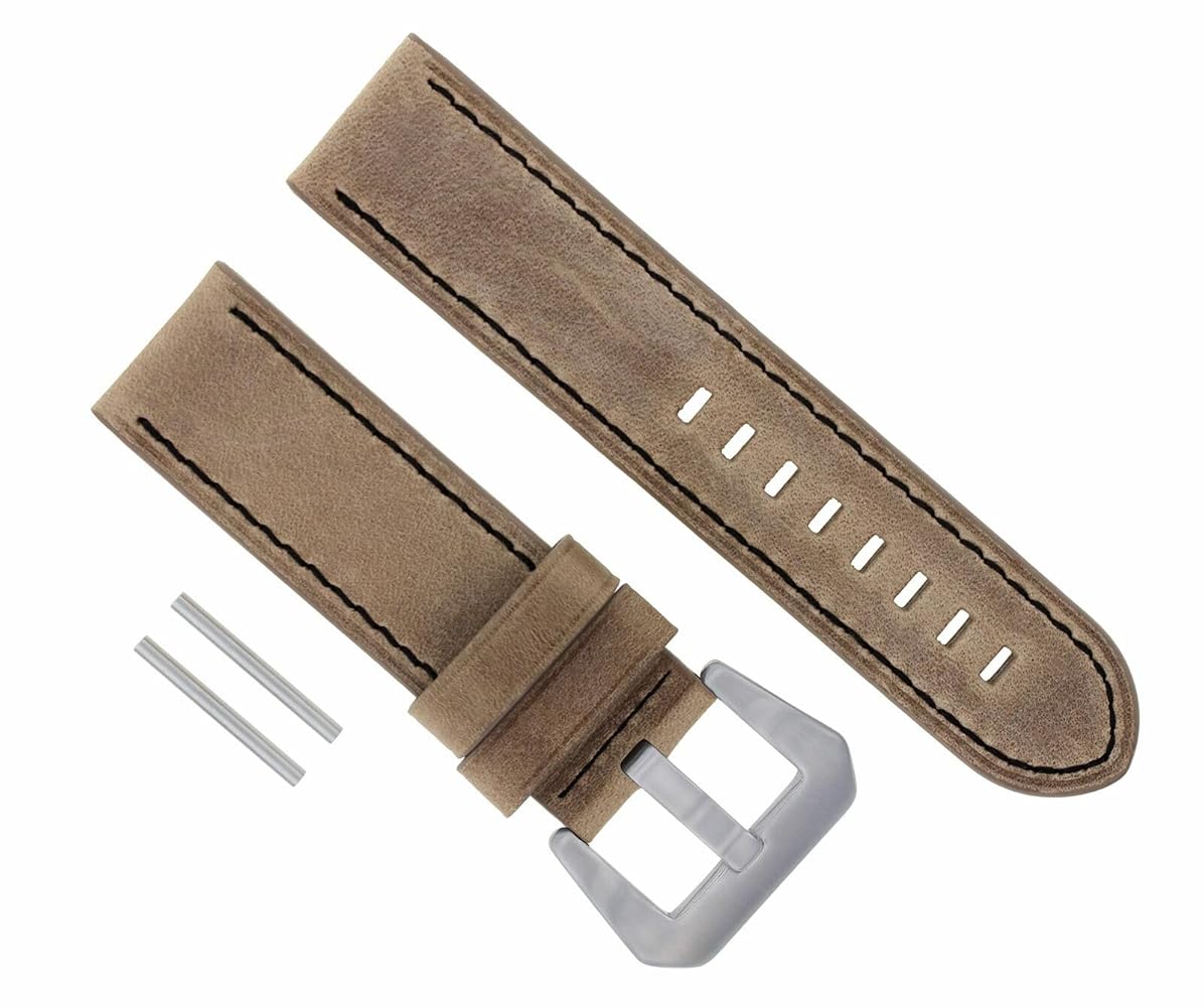 PANERAI レザーベルト 24mm/22mm For PANERAI パネライ 幅22mm 24mm 26mm 時計バンド イタリア
