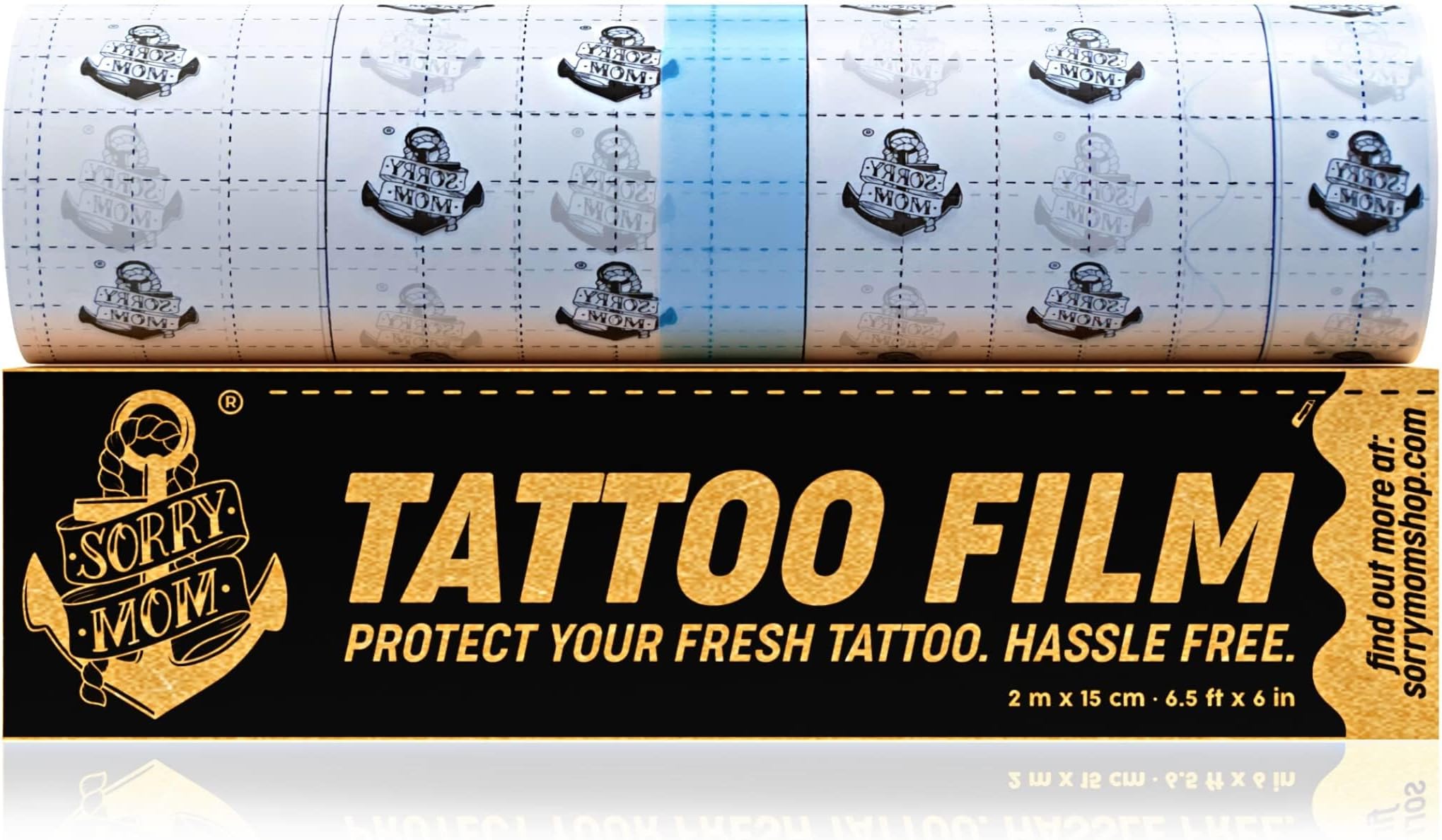 Tattoo Aftercare Bandage - Second Skin Tattoo Cover - Clear Tattoo Bandage Waterproof, Adhesive Tattoo Wrap - Tattoo Healing Wrap - Tattoo Film Protection 6.5 ft x 6 in