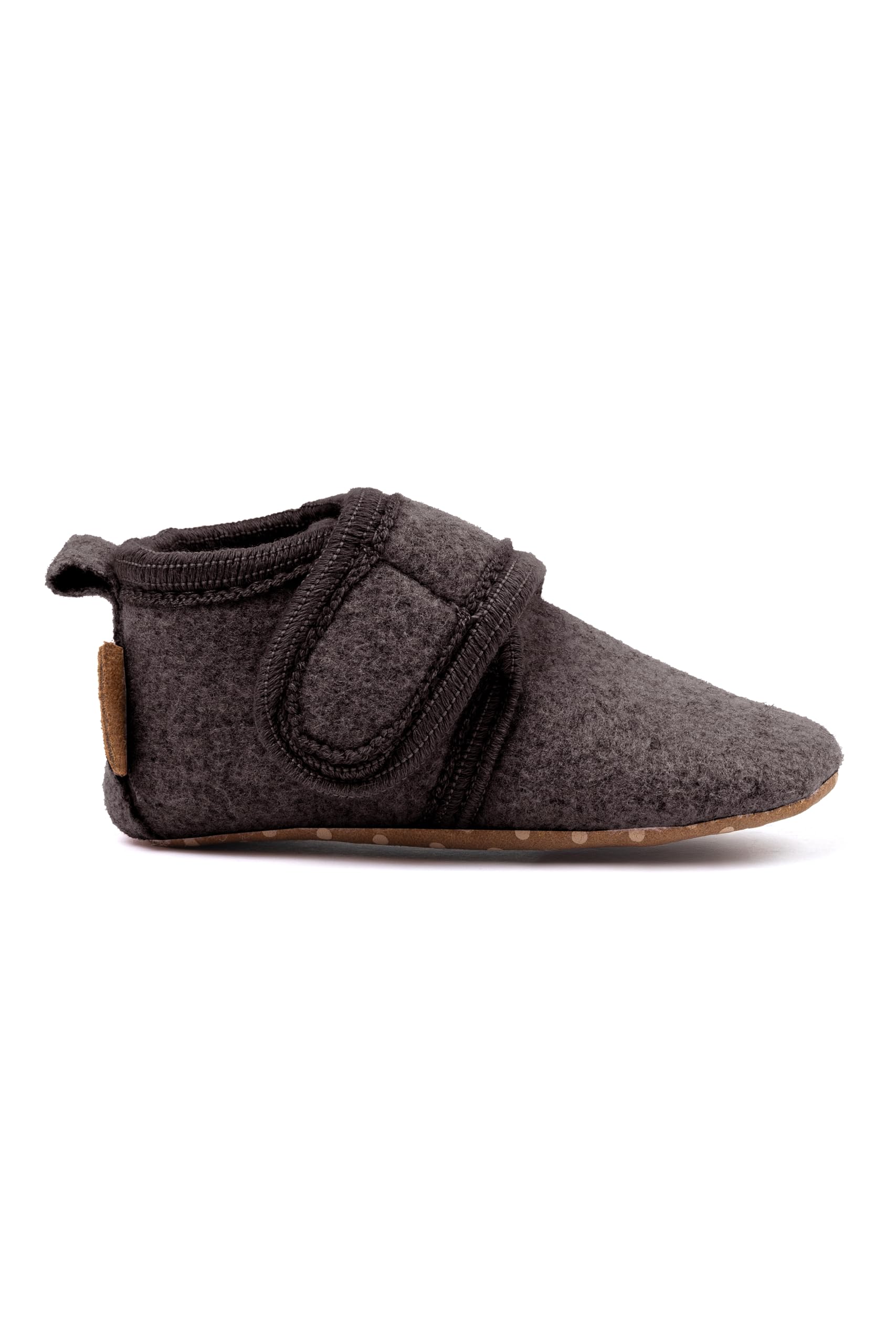 Mikk-line Zapatos de bebé para gatear – Zapatillas suaves con suela de ante de imitación antideslizante – Zapatillas cálidas de fieltro para niños y niñas – Perfecto para 0 – 48 meses