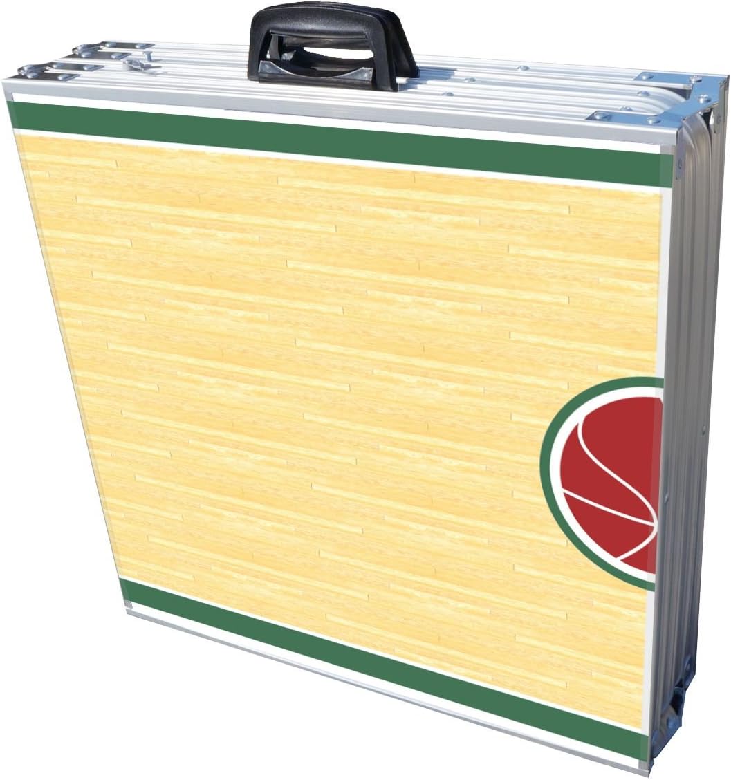 Free Shipping Offer 8-Foot Professional Beer Pong Table w/Optional Cup Holes - Milwaukee Basketball Court Graphic Creative Product 8-Foot Professional Beer Pong Table w/Optional Cup Holes - Milwaukee Basketball Court Graphic