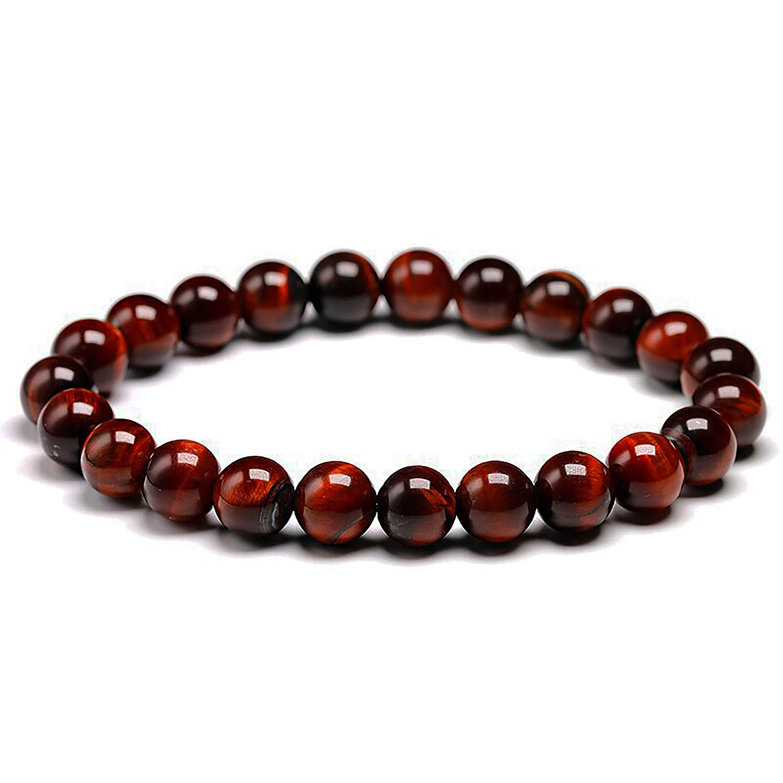 Koraliki modlitewne, bransoletki z koralików, 7A naturalna bransoletka z kamieni szlachetnych 8 mm koraliki, damskie i męskie, w pudełku prezentowym(16mm)