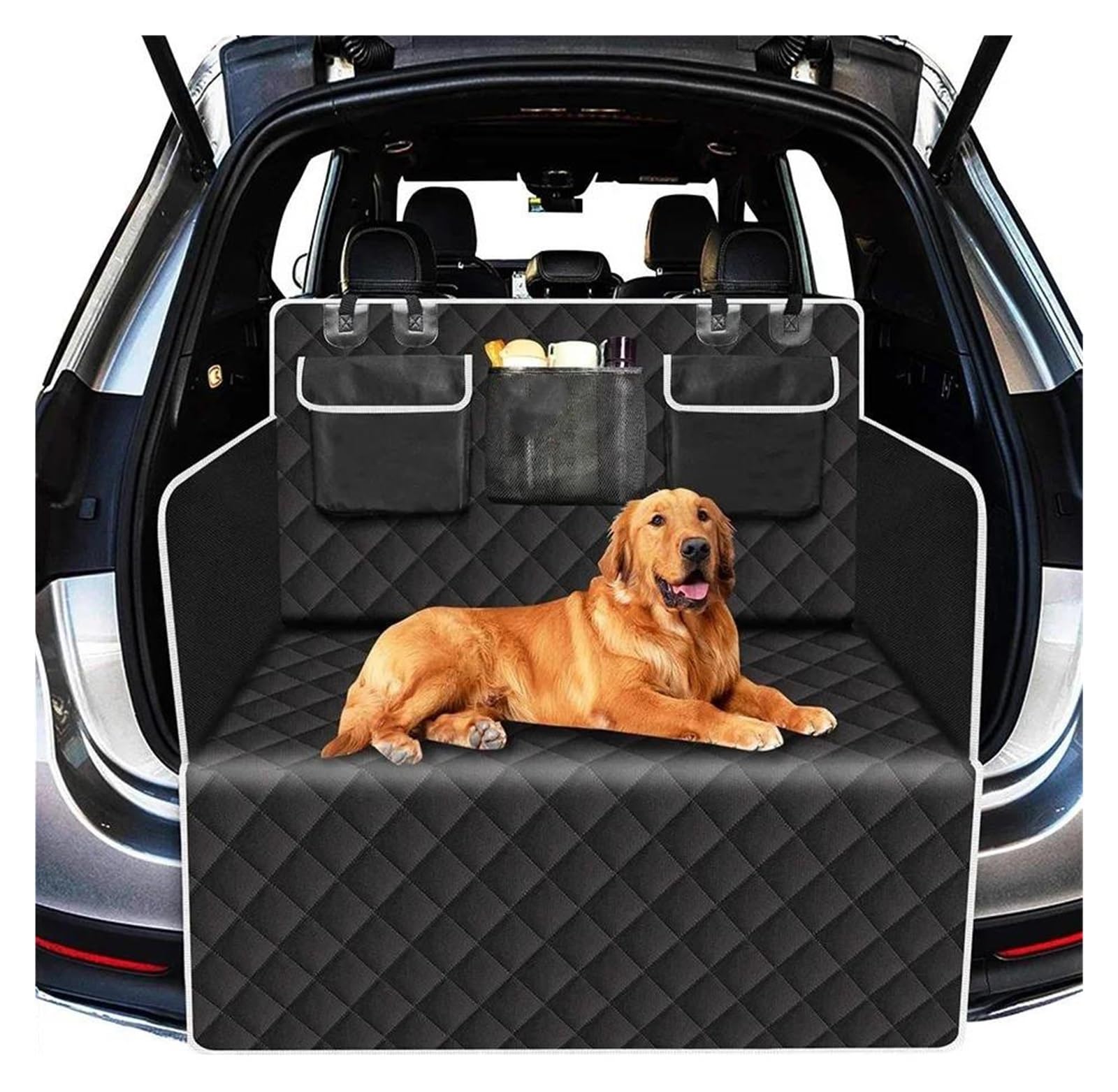 Funda Maletero Coche Funda Impermeable para Asientos Coche Y Maletero para Perros Resistente Al Desgaste Tela Oxford Tipo Hamaca para Mascotas Pequeños Medianos Grandes para Alfombras