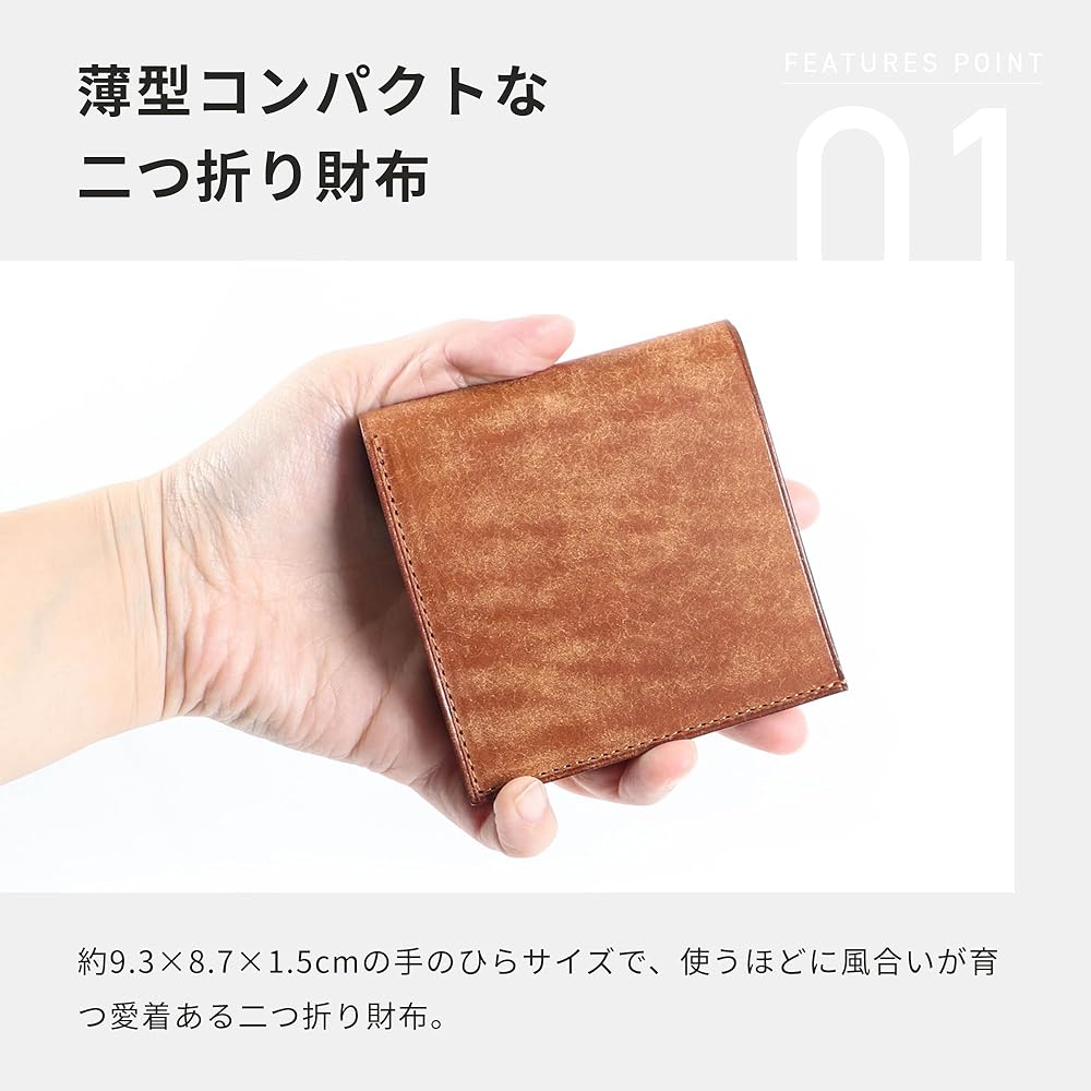 Amazon | [lemma] [レンマ] 財布 二つ折り財布 さいふ メンズ