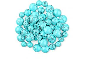 Natural Flat Turquoise Gemstone Cabochons