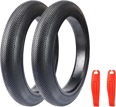 WEEROCK 20/24/26 X 3.0 Inch E-Bike Tires Bike Fat Tire Bicycle Tyre Folding Bead Tires Compatible with 20" 24" 26" Wide Mountain Snow Bicycle Electric Bike Electric Tricycle