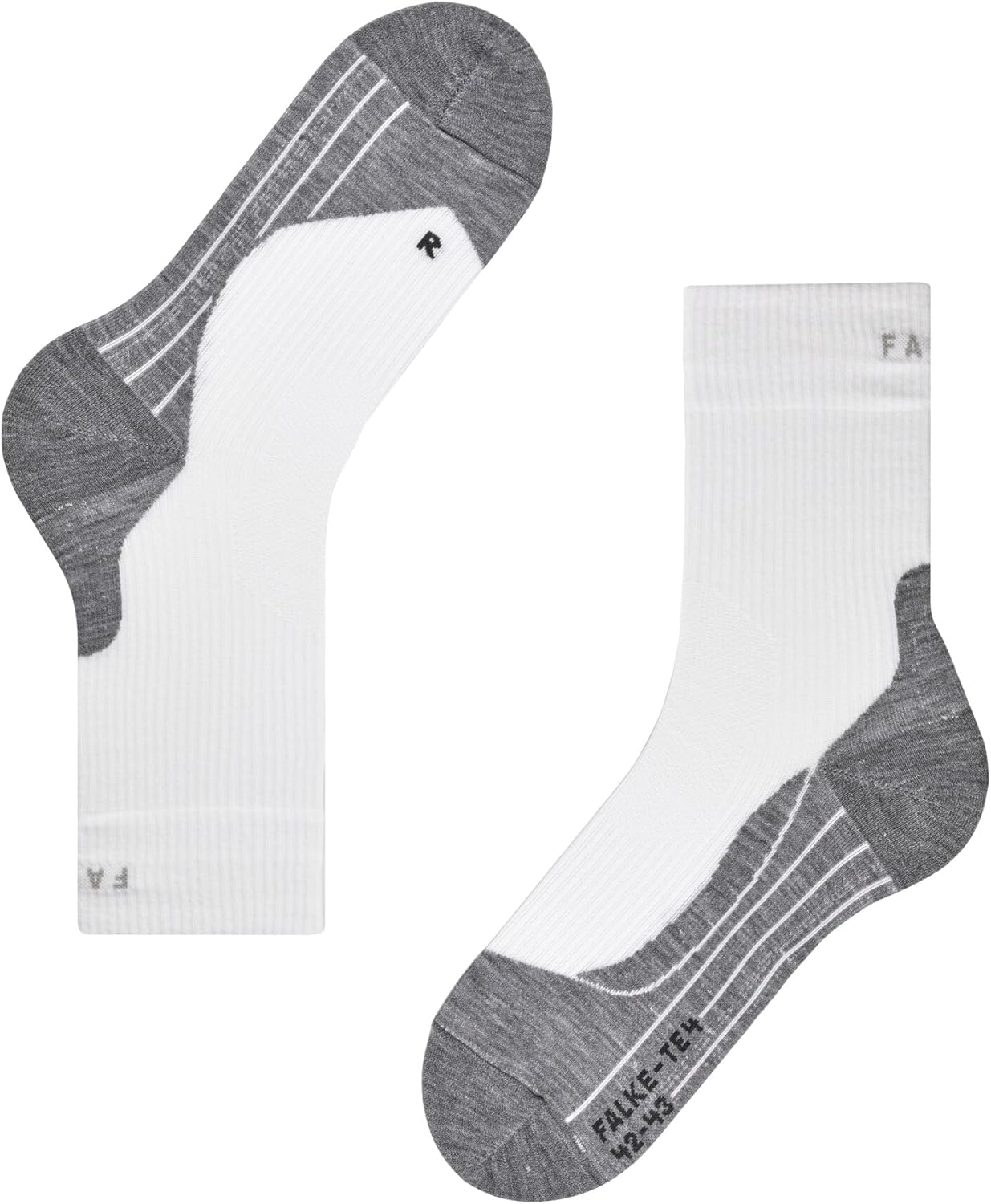 FALKE Men's TE4 Tennis Socks, Crew, Lightweight, Stabilizing, Quick Dry, 1 Pair