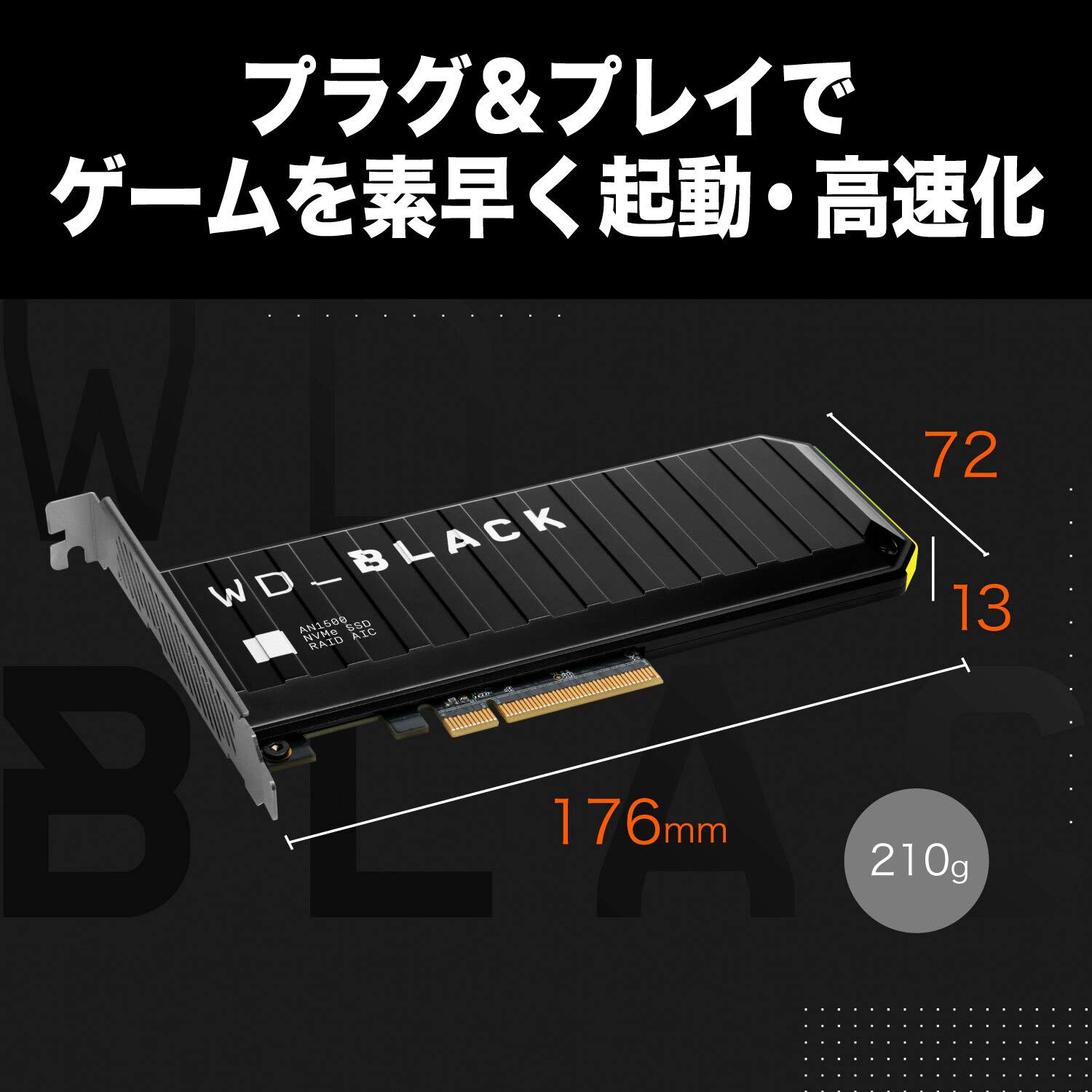 Amazon | Western Digital ウエスタンデジタル AN1500 2TB PCIe Gen3 x