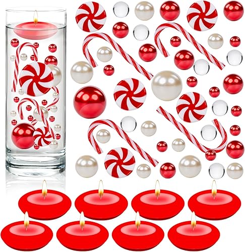 4114 piezas de perlas de relleno de jarrón de Navidad, cuentas de gel de agua transparente, jarrón de perlas de relleno de perlas flotantes para disponible en Yaxa Peru