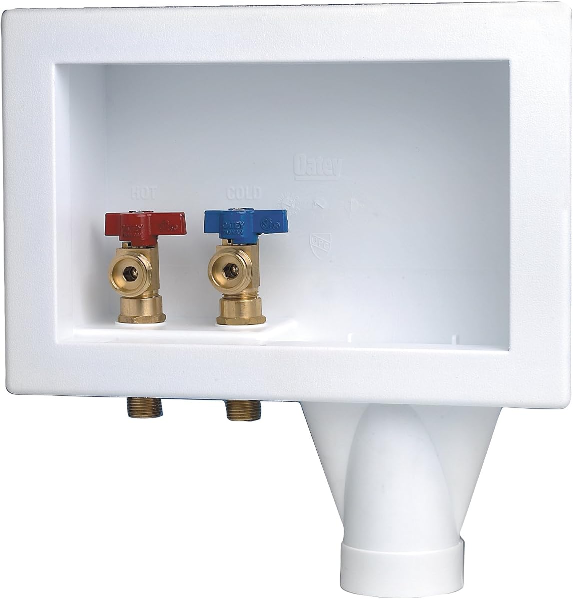 38630 Right Outlet With 1/4 Turn Brass Ball Valves, Copper Sweat, Standard Pack, 2"
