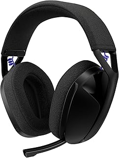 Logicool G ゲーミングヘッドセット G321 LIGHTSPEED G321-BK ワイヤレス ヘッドセット 16kHz マイク付き 充電 20時間連続使用可能 軽量 ゲーミング ヘッドセット 軽量 210g Bluetooth ブラック PS5 PS4 Xbox PC ヘッドホン ヘッドフォン 国内正規品