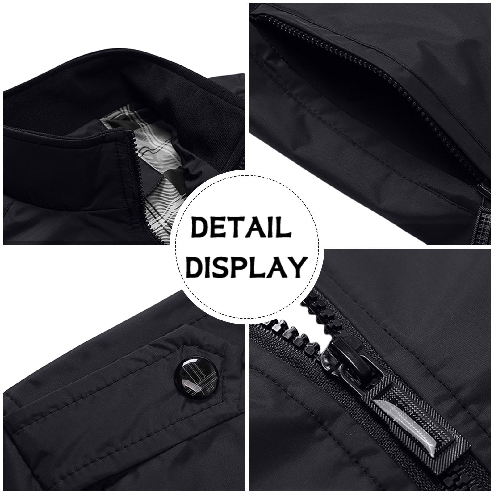 Générique Veste Homme Hiver Pardessus Coupe Vent Des Poches Décontracté Trench-Coat, Classique Pardessus Doublure Thermique D'hiver Vestes De Pour Réunions Entre Amis En Automne Et Hiver