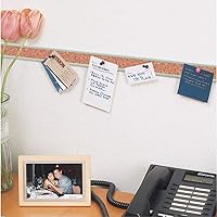 Vista 3 de Barra de corcho natural Quartet, 18 x 1 in, Beige