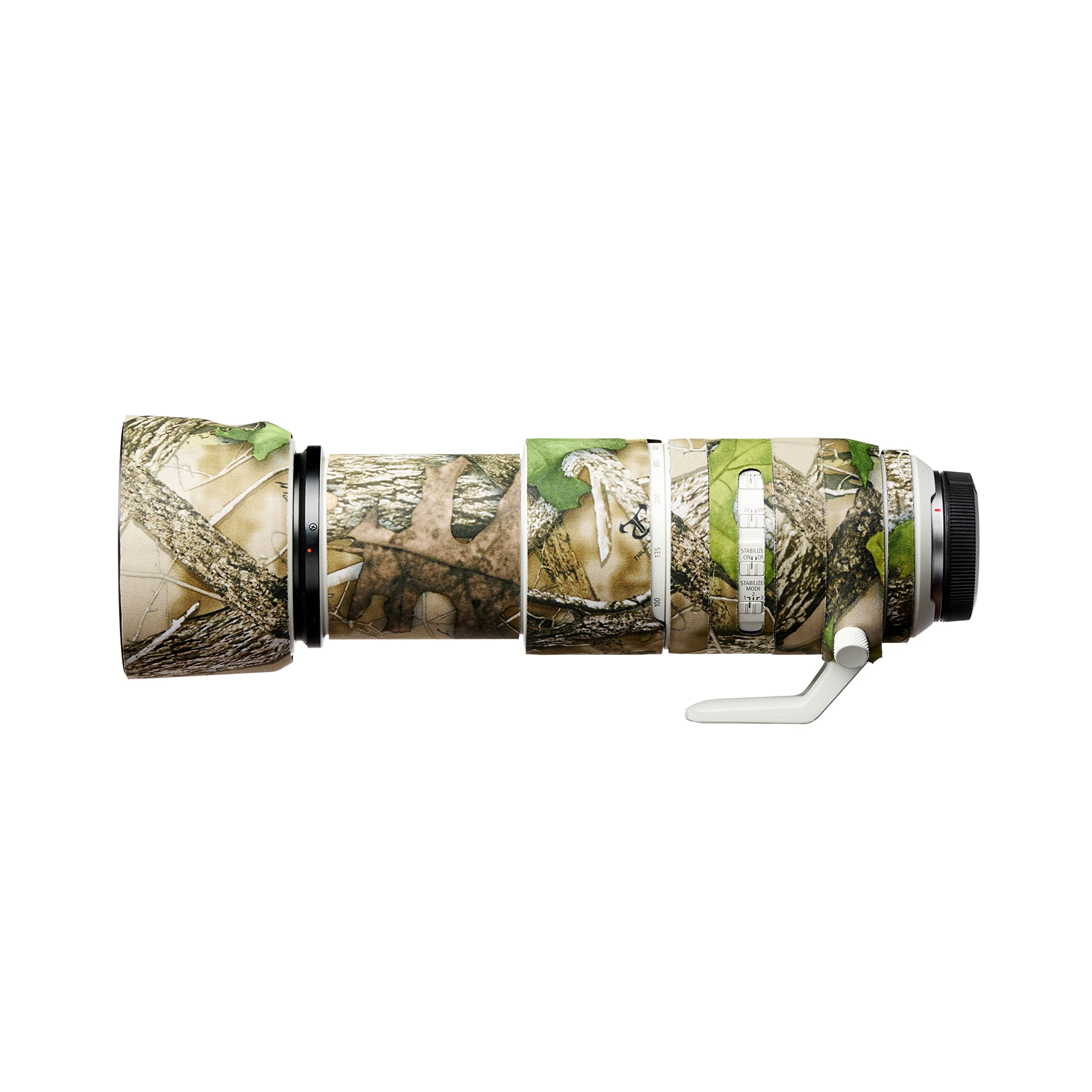 easyCover - Lens Protection Camouflage Cover - Objektivschutz - Schutz für Ihr Kameraobjektiv - Canon RF 100-500mm F4.5-7.1L is USM True Timber HTC - Camouflage