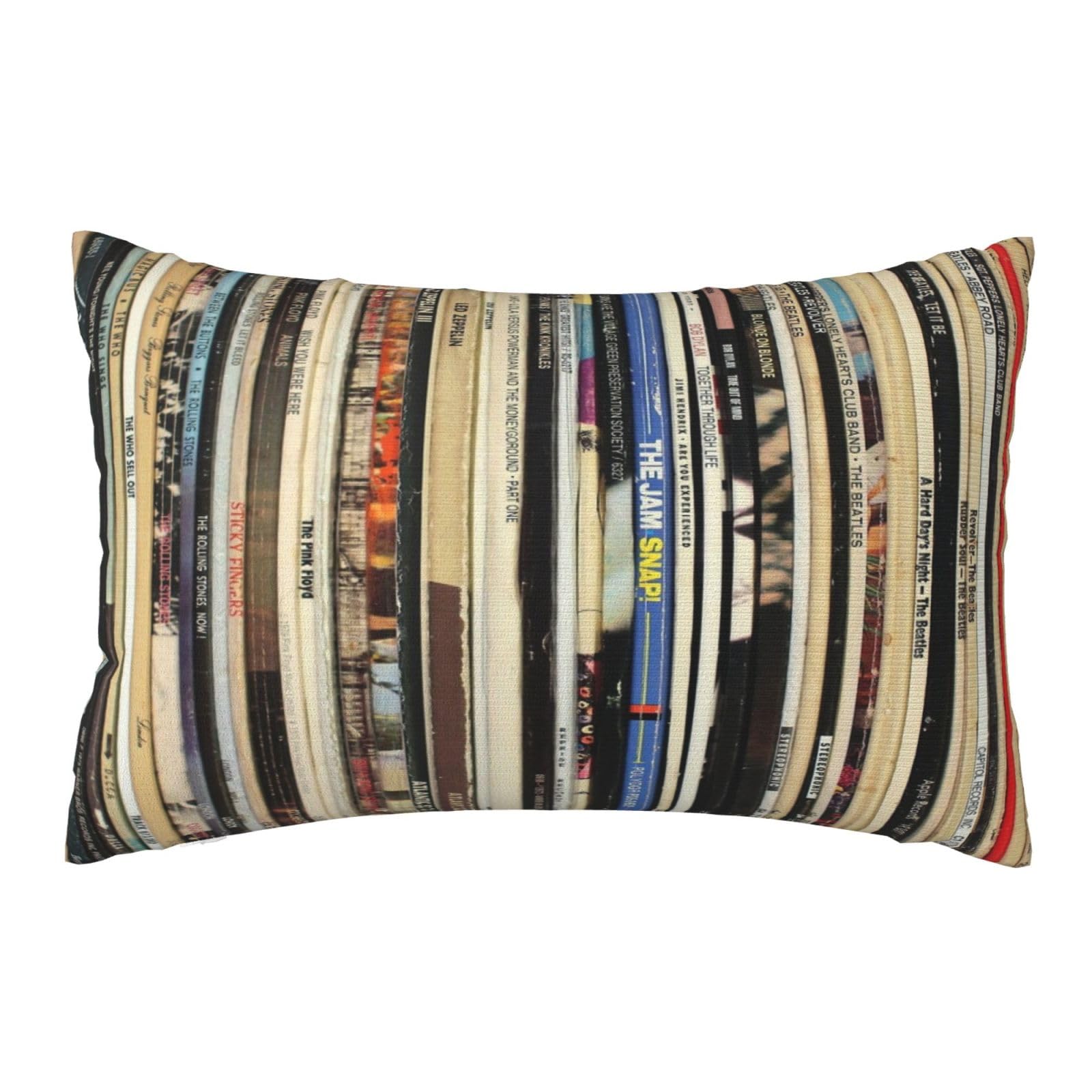 Amazon.com: Wreioau Classic Rock Vinyl Records Throw Pillow Case