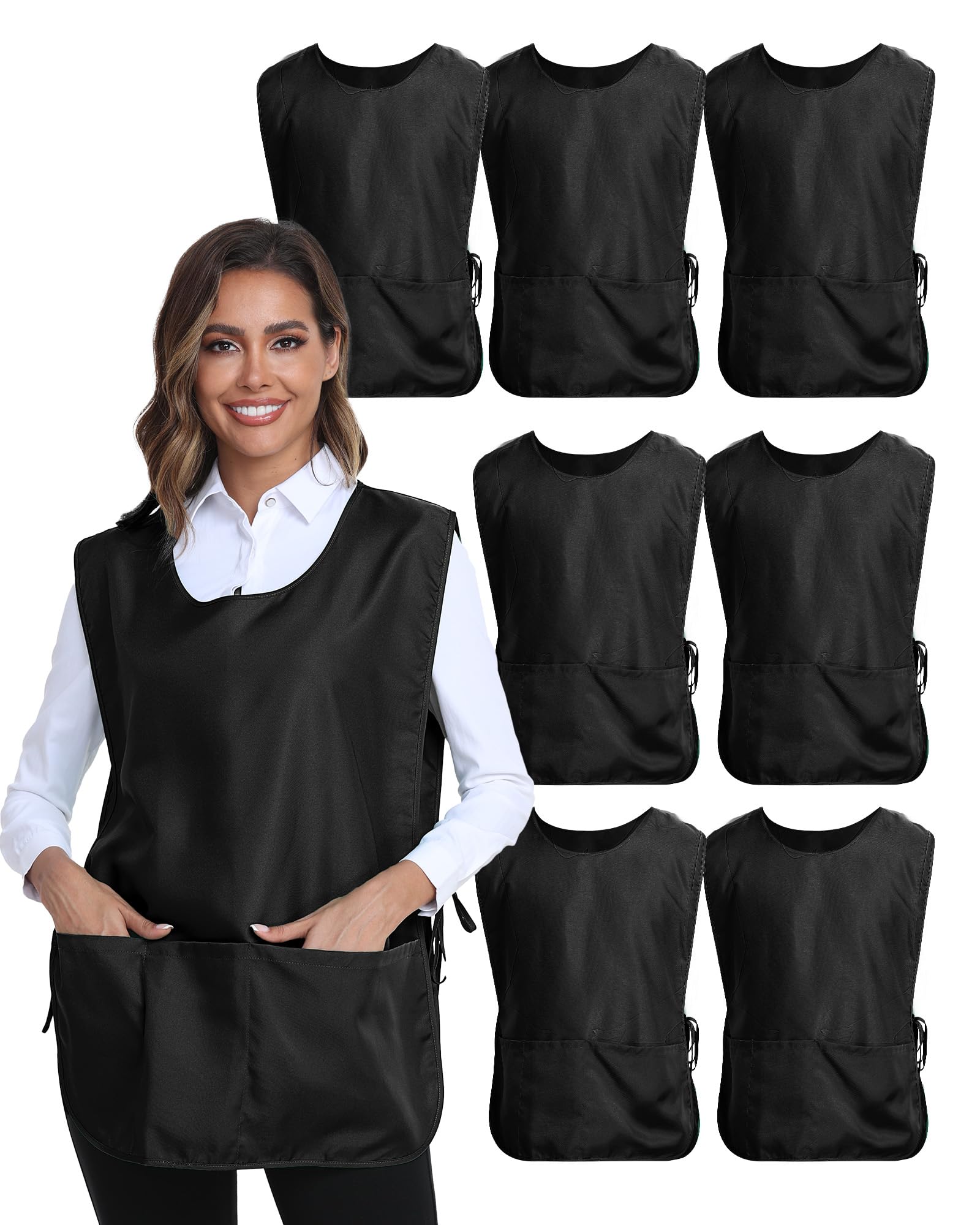 Xeoxarel Delantal unisex Cobbler con chaleco de 3 bolsillos