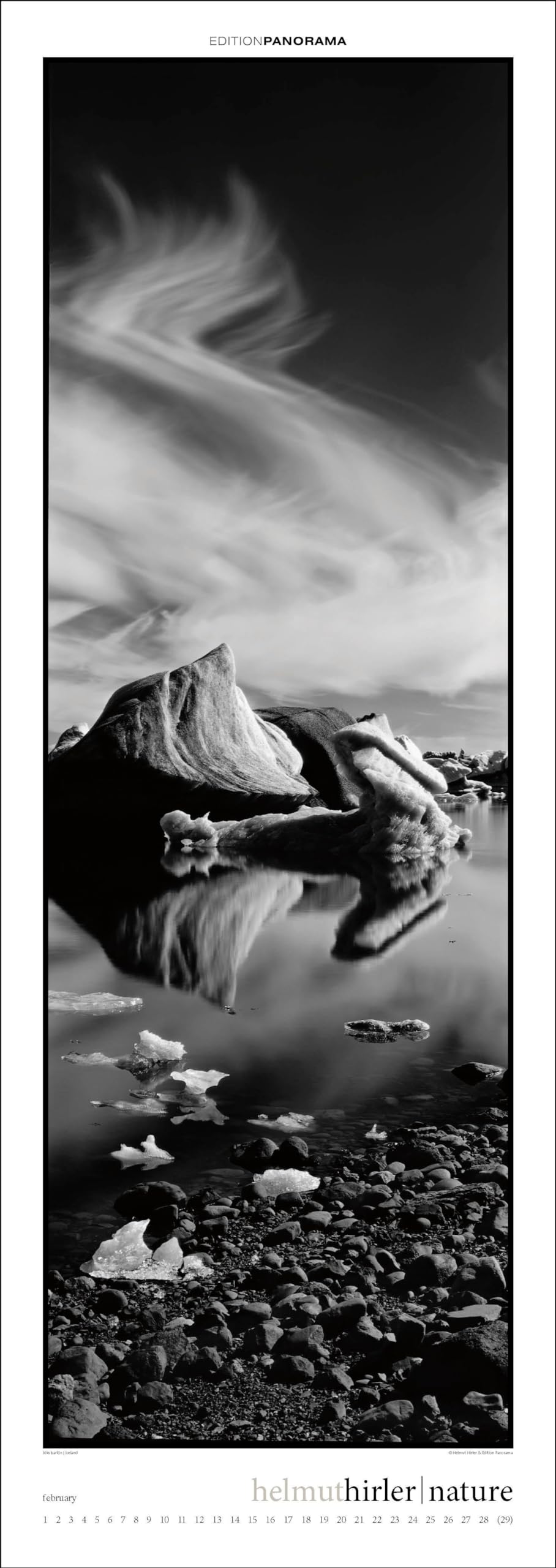 Nature: Immerwährender Vertikal-Kalender, 40 x 110 cm